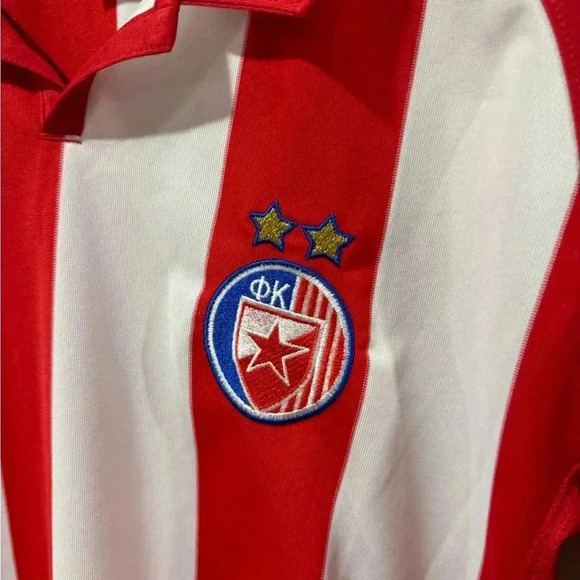 Crvena Zvezda Red Star Belgrade  2009-2010 Home Football Soccer Shirt Jersey - Picture 4 of 9